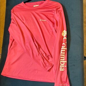 Columbia Bright Pink Performance Shirt